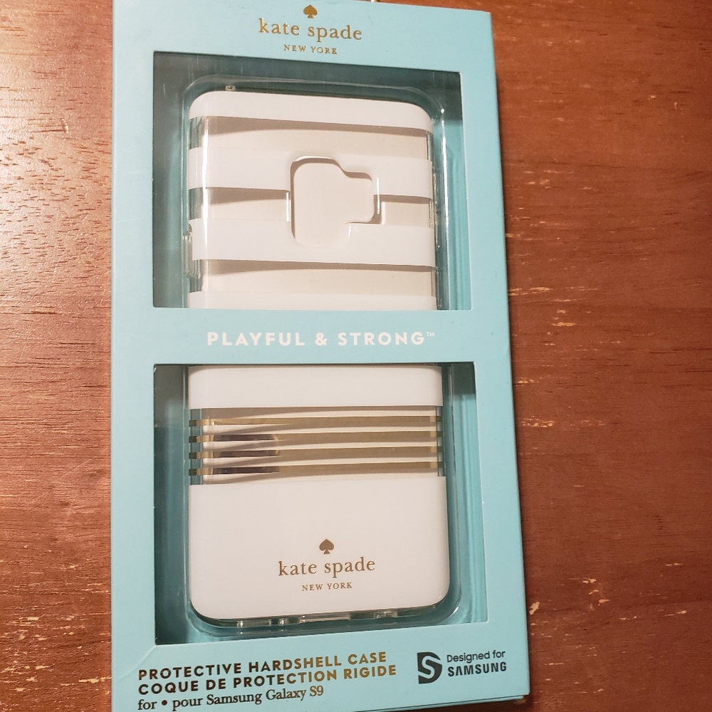 Kate Spade Striped Samsung Galaxy S9 Phone Case